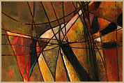 Original Carved Wood Painting by Janusz Migasiuk
